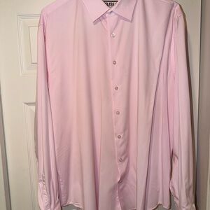 GoTIELESS Classic Pink Dress Shirt for Men